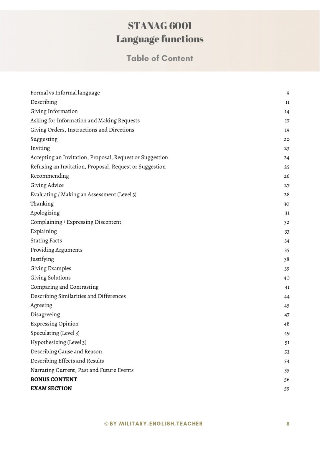 Stanag 6001: Functional Language Ebook + Free AudioBook