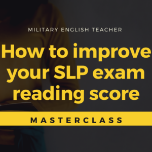 How to improve your SLP Reading Score